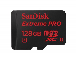 SanDisk Extreme PRO microSDXC UHS-II card 128GB